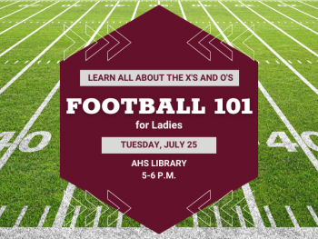 Football 101 for Ladies to be July 25