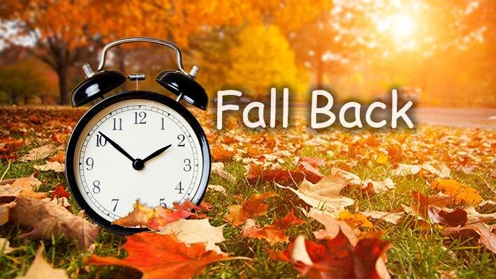 Fall Back This Weekend